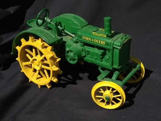 Cast Iron John Deere General Purpose Tractor with Spoke Wheels