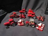 Collection of 10 International Miniature Toys and Accessories