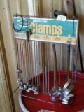 Vintage Ideal Stainless Steel Clamp Display