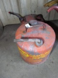Collection 2 Metal Gas Cans