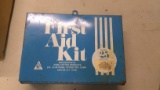 Metal First Aid Kit Box w/ Contents