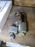 Collection 3 Assorted Locks- 2 with Keys