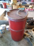 Vintage Metal Oil Barrel