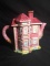 Contemporary Ceramic Victorian House Teapot
