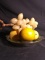 Collection Polished Marble Fruit-Grapes, Apples, Pears