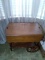 Vintage Hard Rock Maple Tea Service Cart