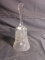 Vintage Etched Crystal Bell