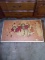 Vintage Wooden Decoupage Folding Table/Fire Screen