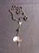 Silver Tone Crucifix and Medallion with Rosary Beads