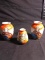 Collection 3 Hand painted Occupied Japan Miniature Vases