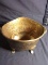 Decorative Brass Double Handle and Footed Planter