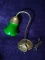 Lily Pad Green Globe Student Lamp