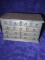 Vintage Wooden 7 Drawer Jewelry Chest