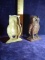 Pair Cast Iron Owl Bookends