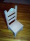 Unfinished Wooden Doll Chair