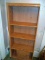 Laminate Bookshelf with Slide Doors on Bottom