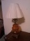 Upstairs - Vintage MCM Amber Lamp