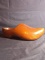 Upstairs -Hand Carved Wooden Dutch Shoe