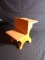 Upstairs -Custom Pine Doll Schoolhouse Seat/Desk