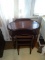 Upstairs - Antique Mahogany 2 Tier Kidney Shaped Desk with Chair