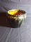 Upstairs -Contemporary Art Pottery Orange Drip Glaze Planter