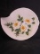 Upstairs -MCM Ceramic Plate with Flower Detail