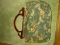 Upstairs -BL-Green Tapestry Pocketbook