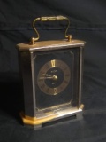 Contemporary Miniature Brass Elgin Quartz Clock