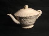 Vintage Rose Point Pope Gosser Teapot