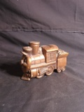 Vintage Spelter Train Bank #572