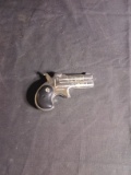 Antique Kusaning Derringer Cap Pistol with Split Barrel