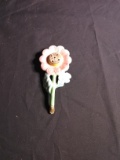 Vintage Ceramic Flower-Flower Frog