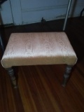 Velvet Upholstered Footstool