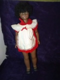 Oversize African American Hard Plastic Doll