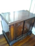 Antique Mahogany Music Cabinet