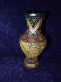 Ceramic Vase with Oriental Details