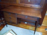 MCM Oak Knee Hole Desk