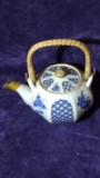 Contemporary Teapot with Oriental Motif