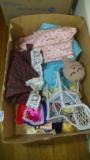 BL-Assorted Doll Clothes, Parts, Doll Chair