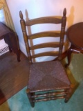 Upstairs - Rush Bottom Ladder Back Chair