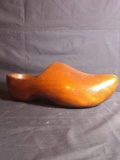 Upstairs -Hand Carved Wooden Dutch Shoe