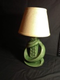 Upstairs -MCM Art Pottery Lamp