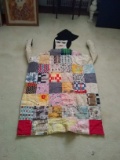 Upstairs -BL-Vintage Child's Quilt with Hood