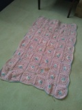 Upstairs -BL-PInk Crochet Baby Blanket