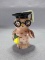 Vintage Owl Ceramic Graduate Owl