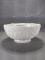 Vintage Milkglass Bowl with Floral Detail