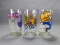 Collection of 3 Collector Glasses Flinstones McDonalds