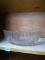 Glass Cabbage Lef Serving Bowl