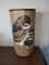 Vintage MCM Trashcan with Owl Decor