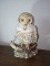 Ceramic Snowy Owl Figure